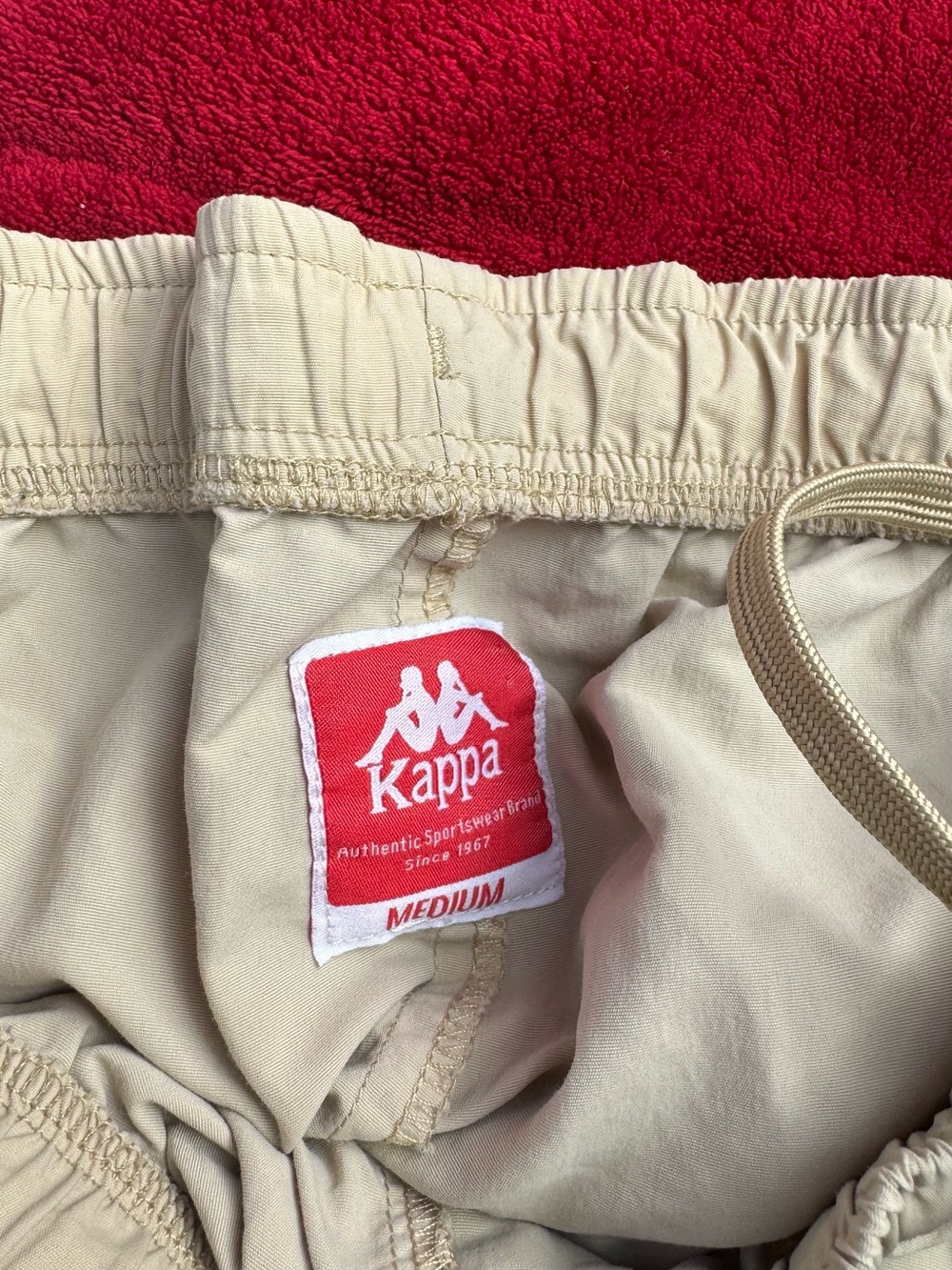 Kappa Kids Beige Elastic Waist Shorts